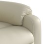 Sillón reclinable de masaje de pie cuero artificial color crema by , Armchairs - Ref: Foro24-3204894, Price: 307,99 €, Discou...