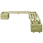 Garden bench with impregnated pine wood planters by vidaXL, Pots and planters - Ref: Foro24-44948, Price: 189,43 €, Discount: %