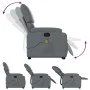 Massage-Fußstütze Relaxsessel aus grauem Kunstleder von , Sessel - Ref: Foro24-3204896, Preis: 300,58 €, Rabatt: %