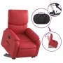 Sillón elevable eléctrico cuero artificial rojo de , Sillones - Ref: Foro24-3204905, Precio: 381,61 €, Descuento: %
