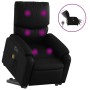 Sillón de masaje elevable eléctrico cuero sintético negro by , Armchairs - Ref: Foro24-3204907, Price: 329,10 €, Discount: %