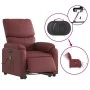 Sillón de masaje elevable eléctrico cuero artificial rojo tinto by , Armchairs - Ref: Foro24-3204911, Price: 335,07 €, Discou...