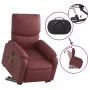 Sillón de masaje elevable eléctrico cuero artificial rojo tinto by , Armchairs - Ref: Foro24-3204911, Price: 335,07 €, Discou...