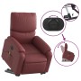 Sillón de masaje elevable eléctrico cuero artificial rojo tinto by , Armchairs - Ref: Foro24-3204911, Price: 314,72 €, Discou...