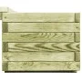 Banco de jardín con jardineras de madera de pino impregnada de vidaXL, Maceteros y jardineras - Ref: Foro24-44948, Precio: 18...
