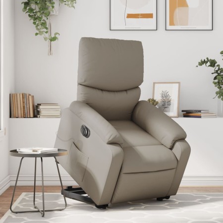 Sillón reclinable de masaje eléctrico cuero sintético capuchino by , Armchairs - Ref: Foro24-3204913, Price: 319,65 €, Discou...