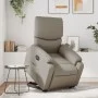 Sillón reclinable de masaje eléctrico cuero sintético capuchino by , Armchairs - Ref: Foro24-3204913, Price: 337,34 €, Discou...