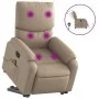 Sillón reclinable de masaje eléctrico cuero sintético capuchino by , Armchairs - Ref: Foro24-3204913, Price: 337,34 €, Discou...