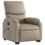 Sillón reclinable de masaje eléctrico cuero sintético capuchino by , Armchairs - Ref: Foro24-3204913, Price: 337,34 €, Discou...