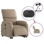 Sillón reclinable de masaje eléctrico cuero sintético capuchino by , Armchairs - Ref: Foro24-3204913, Price: 337,34 €, Discou...