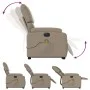 Sillón reclinable de masaje eléctrico cuero sintético capuchino by , Armchairs - Ref: Foro24-3204913, Price: 337,34 €, Discou...