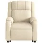 Sillón reclinable elevable de tela color crema by , Armchairs - Ref: Foro24-3205211, Price: 303,26 €, Discount: %