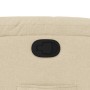 Sillón reclinable elevable de tela color crema by , Armchairs - Ref: Foro24-3205211, Price: 264,97 €, Discount: %