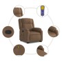 Silla de masaje reclinable de pie de tela marrón by , Armchairs - Ref: Foro24-3205218, Price: 294,15 €, Discount: %