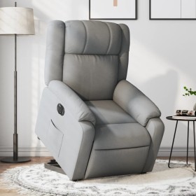 Sillón eléctrico reclinable elevable de tela gris claro by , Armchairs - Ref: Foro24-3205226, Price: 299,12 €, Discount: %