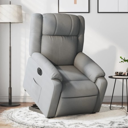 Sillón eléctrico reclinable elevable de tela gris claro by , Armchairs - Ref: Foro24-3205226, Price: 299,12 €, Discount: %
