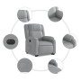 Sillón eléctrico reclinable elevable de tela gris claro by , Armchairs - Ref: Foro24-3205226, Price: 299,12 €, Discount: %