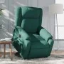 Sillón eléctrico reclinable elevable de tela verde oscuro by , Armchairs - Ref: Foro24-3205232, Price: 336,77 €, Discount: %