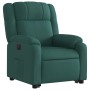Sillón eléctrico reclinable elevable de tela verde oscuro by , Armchairs - Ref: Foro24-3205232, Price: 313,18 €, Discount: %