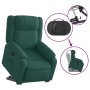 Sillón eléctrico reclinable elevable de tela verde oscuro by , Armchairs - Ref: Foro24-3205232, Price: 313,18 €, Discount: %