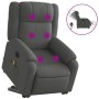 Sillón de masaje eléctrico reclinable elevable tela gris oscuro by , Armchairs - Ref: Foro24-3205239, Price: 341,51 €, Discou...