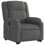 Sillón de masaje eléctrico reclinable elevable tela gris oscuro by , Armchairs - Ref: Foro24-3205239, Price: 365,11 €, Discou...