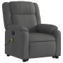Sillón de masaje eléctrico reclinable elevable tela gris oscuro by , Armchairs - Ref: Foro24-3205239, Price: 341,51 €, Discou...