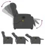 Sillón de masaje eléctrico reclinable elevable tela gris oscuro by , Armchairs - Ref: Foro24-3205239, Price: 365,11 €, Discou...