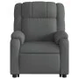 Sillón de masaje eléctrico reclinable elevable tela gris oscuro by , Armchairs - Ref: Foro24-3205239, Price: 365,11 €, Discou...