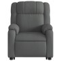 Sillón de masaje eléctrico reclinable elevable tela gris oscuro by , Armchairs - Ref: Foro24-3205239, Price: 341,51 €, Discou...