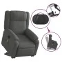 Sillón de masaje eléctrico reclinable elevable tela gris oscuro by , Armchairs - Ref: Foro24-3205239, Price: 365,11 €, Discou...
