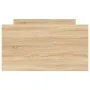 Sonoma oak bed frame with drawers 100x200 cm by , Beds and slatted bases - Ref: Foro24-3207366, Price: 155,49 €, Discount: %