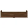 Brown oak bed frame with drawers 100x200 cm by , Beds and slatted bases - Ref: Foro24-3207370, Price: 167,69 €, Discount: %