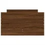 Brown oak bed frame with drawers 100x200 cm by , Beds and slatted bases - Ref: Foro24-3207370, Price: 167,69 €, Discount: %