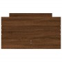Estructura de cama con cajones roble marrón 100x200 cm de , Camas y somieres - Ref: Foro24-3207370, Precio: 172,45 €, Descuen...