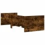 Smoked oak bed frame with drawers 90x200 cm by , Beds and slatted bases - Ref: Foro24-3207347, Price: 156,72 €, Discount: %
