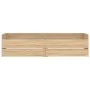 Sonoma oak bed frame with drawers 90x200 cm by , Beds and slatted bases - Ref: Foro24-3207345, Price: 168,61 €, Discount: %