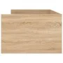 Sonoma oak bed frame with drawers 90x200 cm by , Beds and slatted bases - Ref: Foro24-3207345, Price: 168,61 €, Discount: %