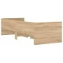 Sonoma oak bed frame with drawers 90x200 cm by , Beds and slatted bases - Ref: Foro24-3207345, Price: 168,61 €, Discount: %