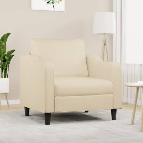 Sillón de tela color crema 60 cm by , Sofas - Ref: Foro24-359345, Price: 143,57 €, Discount: %