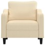 Sillón de tela color crema 60 cm de , Sofás - Ref: Foro24-359345, Precio: 143,57 €, Descuento: %