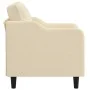 Cremefarbener Stoffsessel, 60 cm. von , Sofas - Ref: Foro24-359345, Preis: 184,59 €, Rabatt: %