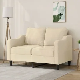 Sofá de 2 plazas de tela color crema 120 cm de , Sofás - Ref: Foro24-359353, Precio: 198,71 €, Descuento: %