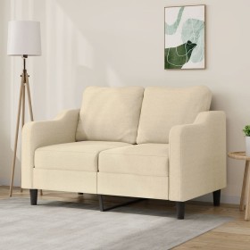 Zweisitziges cremefarbenes Stoffsofa, 120 cm. von , Sofas - Ref: Foro24-359353, Preis: 201,16 €, Rabatt: %