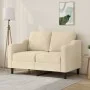 Sofá de 2 plazas de tela color crema 120 cm by , Sofas - Ref: Foro24-359353, Price: 198,71 €, Discount: %