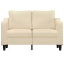Zweisitziges cremefarbenes Stoffsofa, 120 cm. von , Sofas - Ref: Foro24-359353, Preis: 201,16 €, Rabatt: %