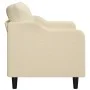 Sofá de 2 plazas de tela color crema 120 cm by , Sofas - Ref: Foro24-359353, Price: 198,71 €, Discount: %