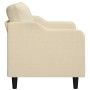 Zweisitziges cremefarbenes Stoffsofa, 120 cm. von , Sofas - Ref: Foro24-359353, Preis: 201,16 €, Rabatt: %