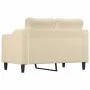 Sofá de 2 plazas de tela color crema 120 cm by , Sofas - Ref: Foro24-359353, Price: 198,71 €, Discount: %