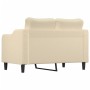 Zweisitziges cremefarbenes Stoffsofa, 120 cm. von , Sofas - Ref: Foro24-359353, Preis: 201,16 €, Rabatt: %